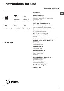 iwc 71052 ceco spenta|INDESIT IWC 71252 C ECO EU User Manual .